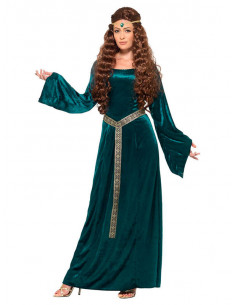 Disfraz Dama Medieval en talla grande