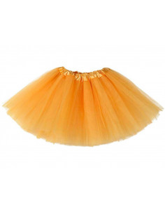 Tutú metalizado infantil oro