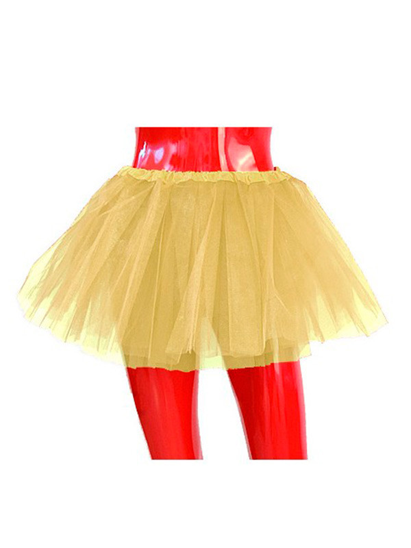 Tutú metalizado adulto oro