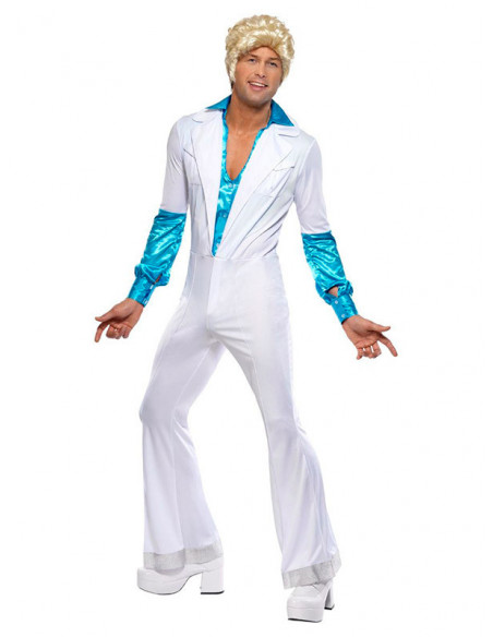 Disfraz disco Abba para hombre adulto