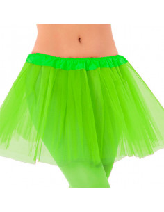 Tutú color neón infantil naranja 2