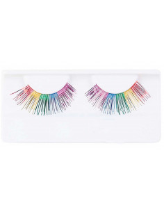 Pestañas multicolor