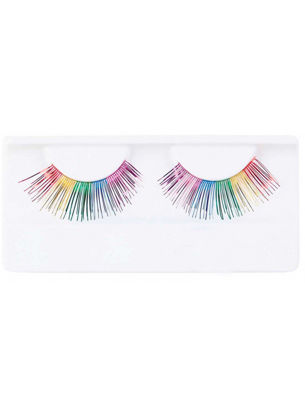 Pestañas multicolor