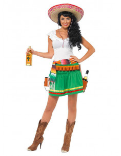 Disfraz de mexicana tequila mujer