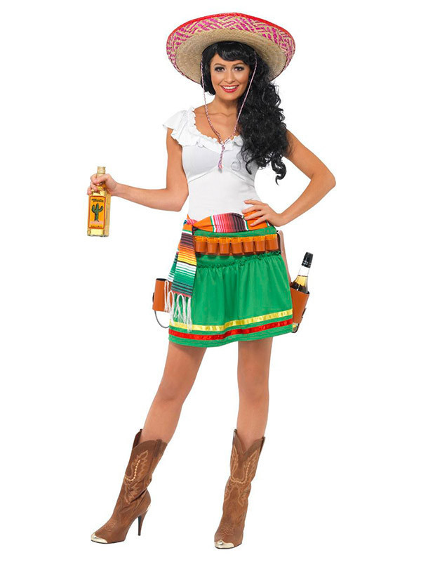 Disfraz de mexicana tequila mujer