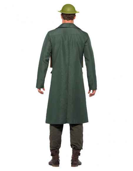 Disfraz de la Armada Británica hombre espalda