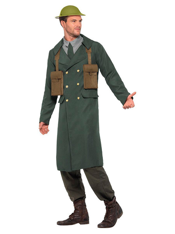 Disfraz de la Armada Británica hombre lateral