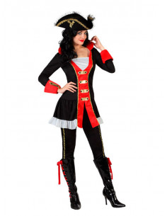 Disfraz de pirata época para mujer