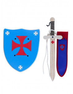 Set medieval de madera lujo 2