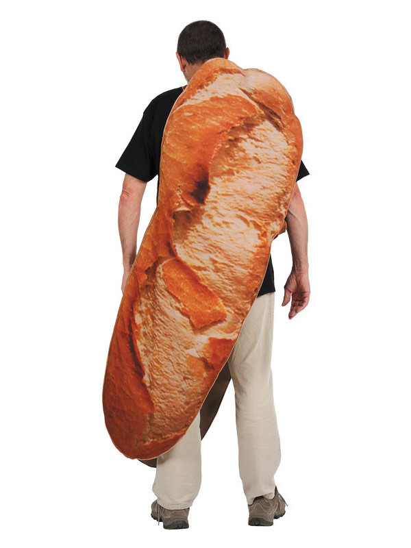 Disfraz original de barra de pan