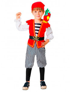 Disfraz pirata caribeño infantil