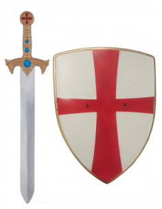 Escudo y espada caballero