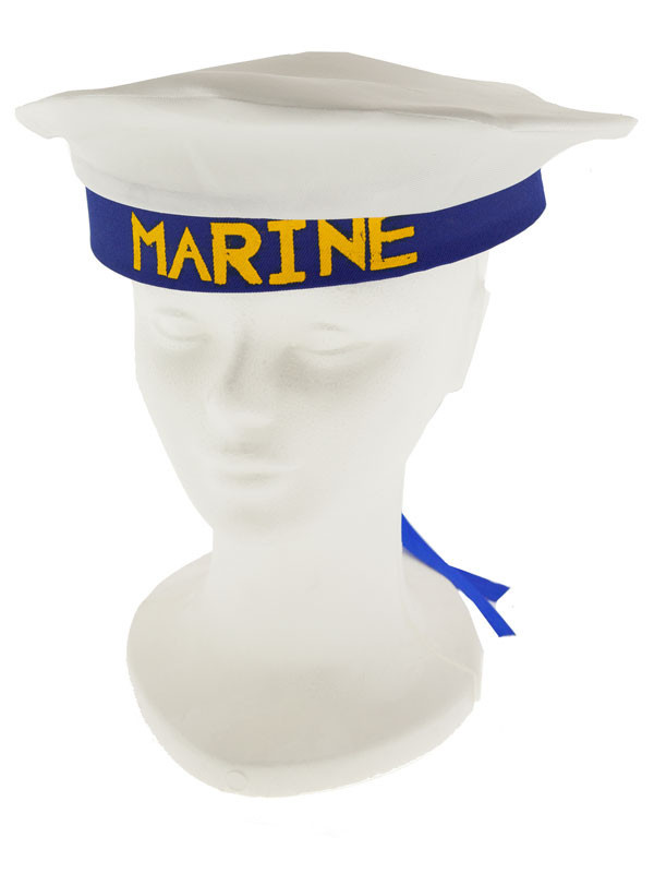 Gorra marine blanca