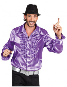 Camisa Disco Party Morada