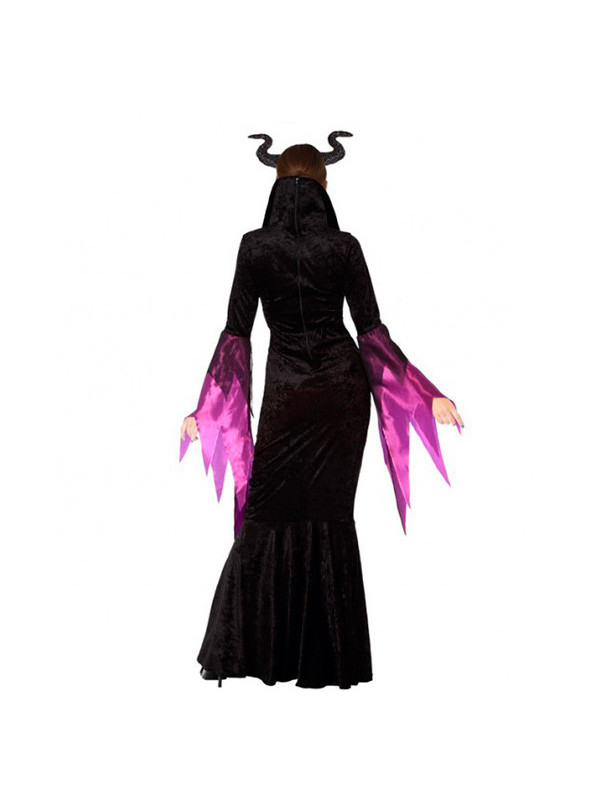 Disfraz reina Maléfica para mujer espalda