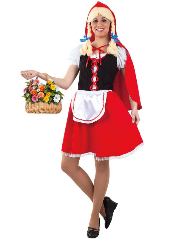 Disfraz caperucita roja para mujer