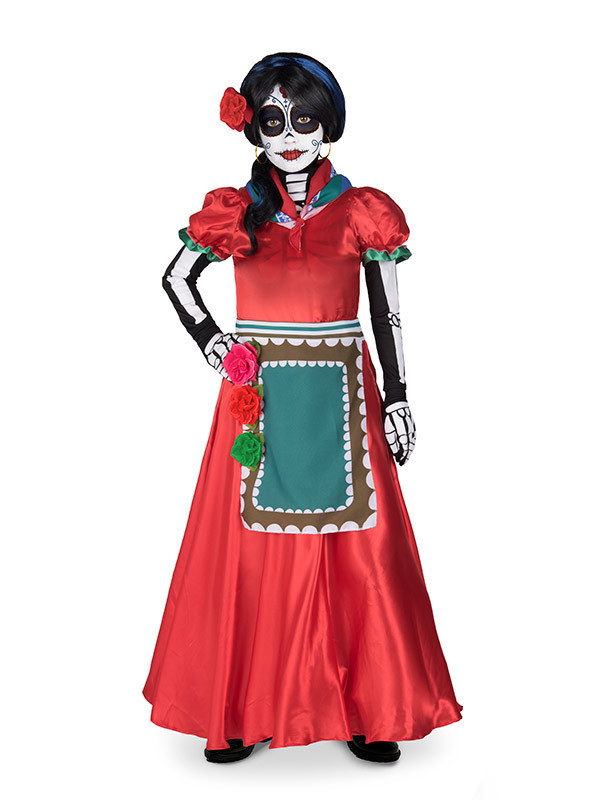 Disfraz Catrina Rosabella para niña