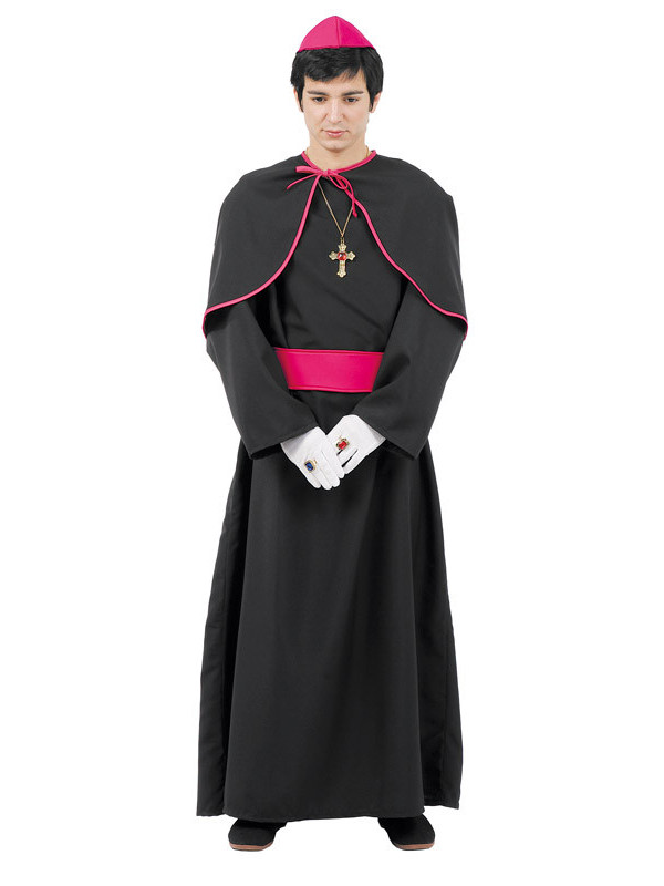 Disfraces de cura monseñor adulto