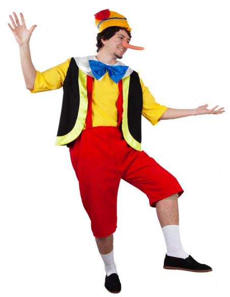 Disfraz de Pinocho para hombre adulto