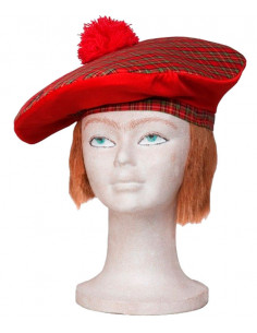 Gorro escocés con pelo