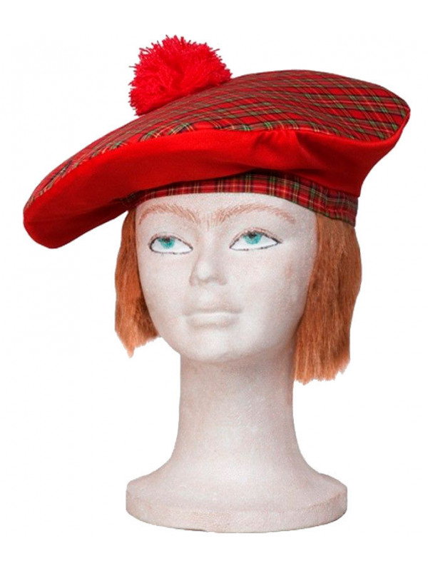 Gorro escocés con pelo