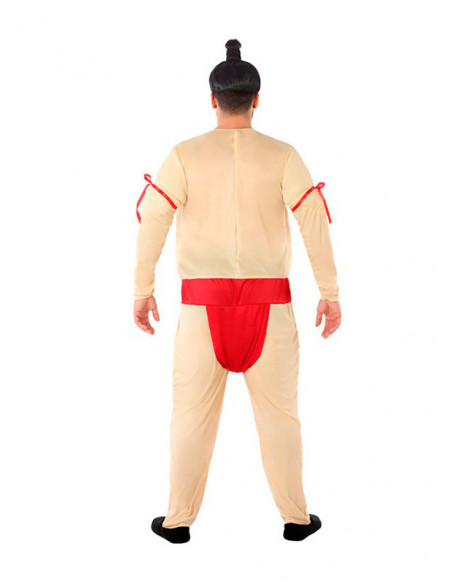 Disfraz de sumo para adulto espalda