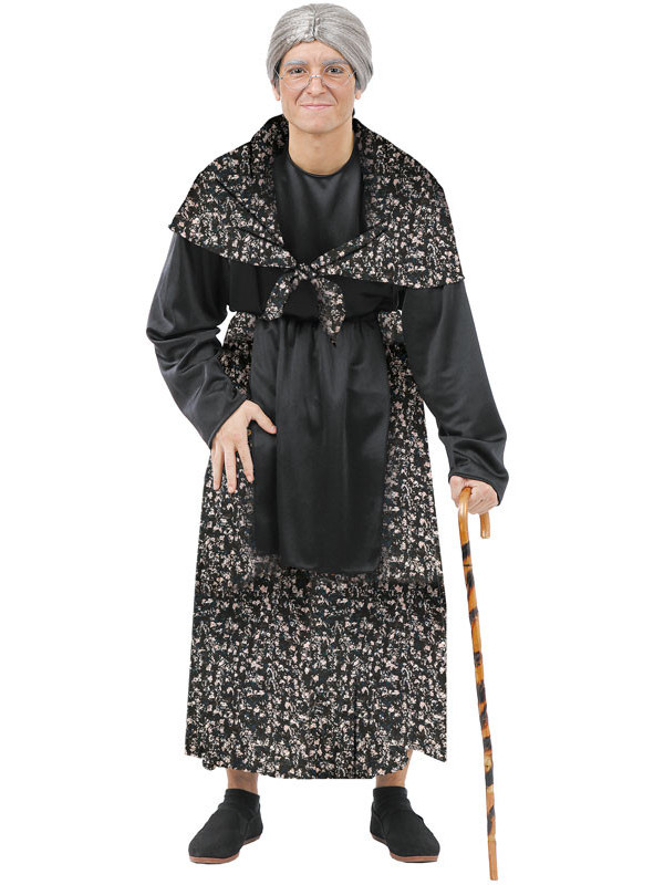 Disfraz de abuela vieja