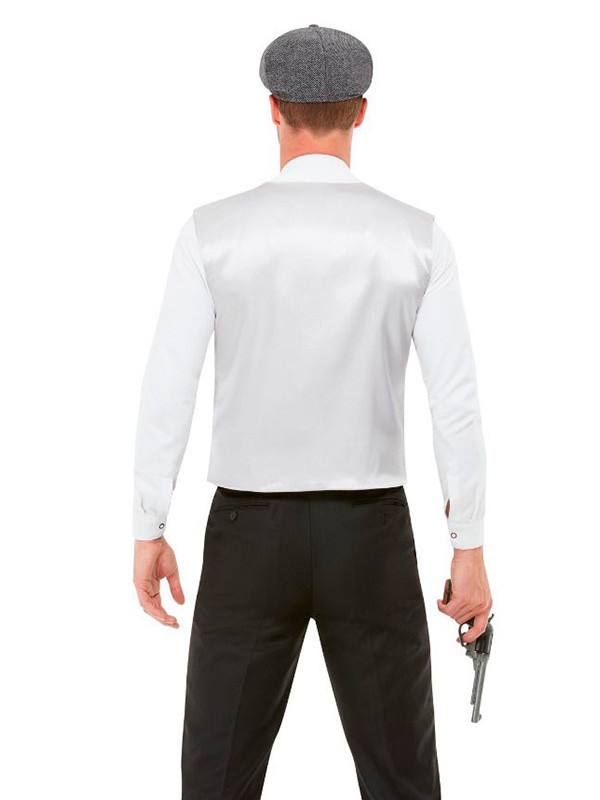 Conjunto de gangster años 20 adulto espalda