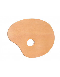 Paleta de madera para pintor 2