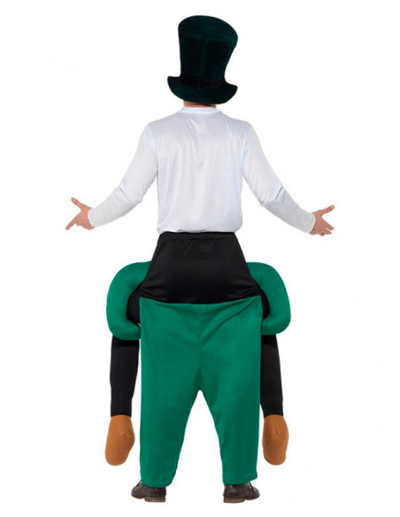 Disfraz Leprechaun Carry Me espalda