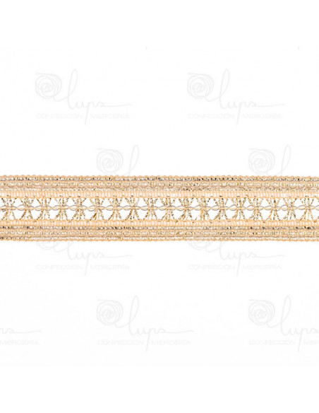 Galón rejilla 8262 oro