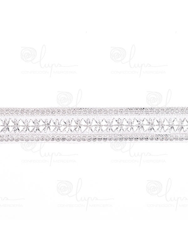 Galón rejilla 8262 plata