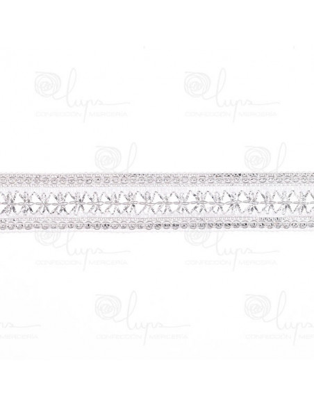 Galón rejilla 8262 plata