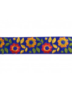 Cinta bordada de flores 2