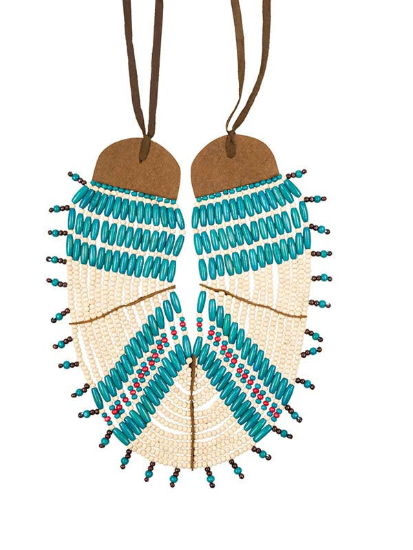 Collar indio adulto detalle