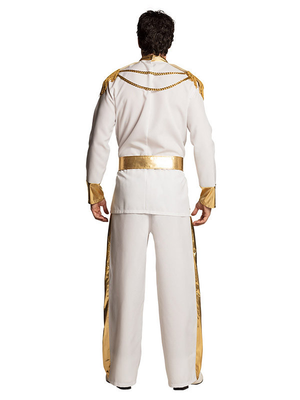 Disfraz príncipe de cuento para hombre espalda