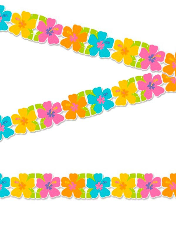 Guirnalda de flores Hibiscus hawaiana