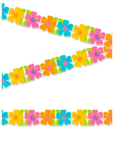 Guirnalda de flores Hibiscus hawaiana