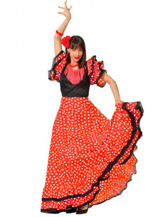 Vestido de sevillana adulto