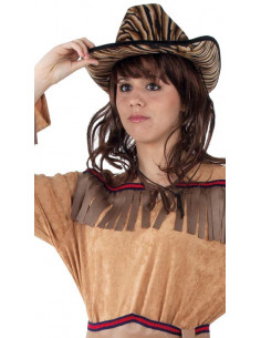 Sombrero cow boy a rayas