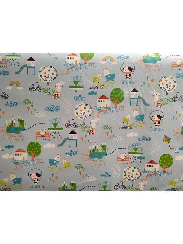 Tela animales de granja