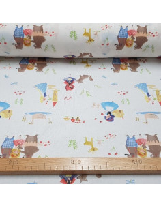 Tela personajes de cuento medidas