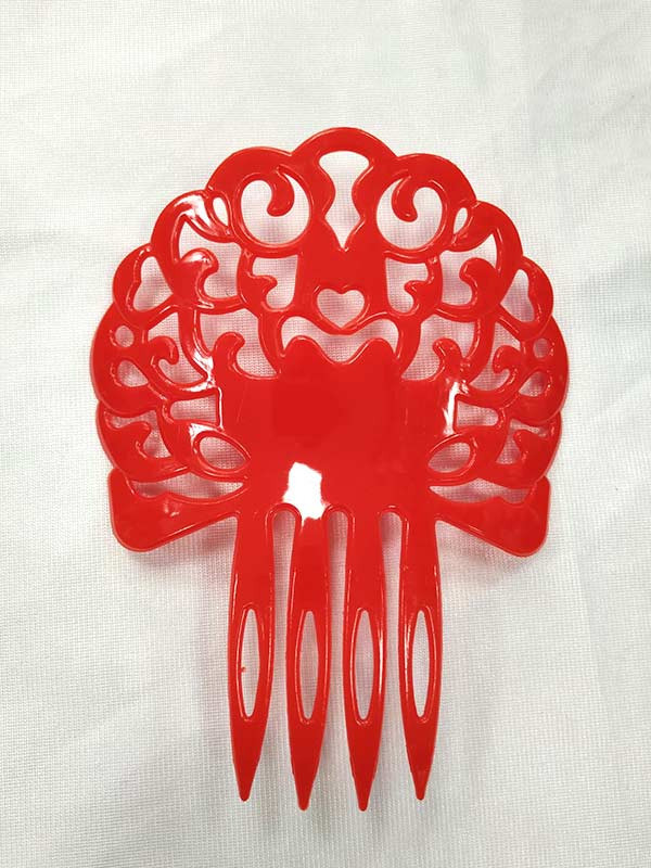 Peineta andaluza infantil rojo