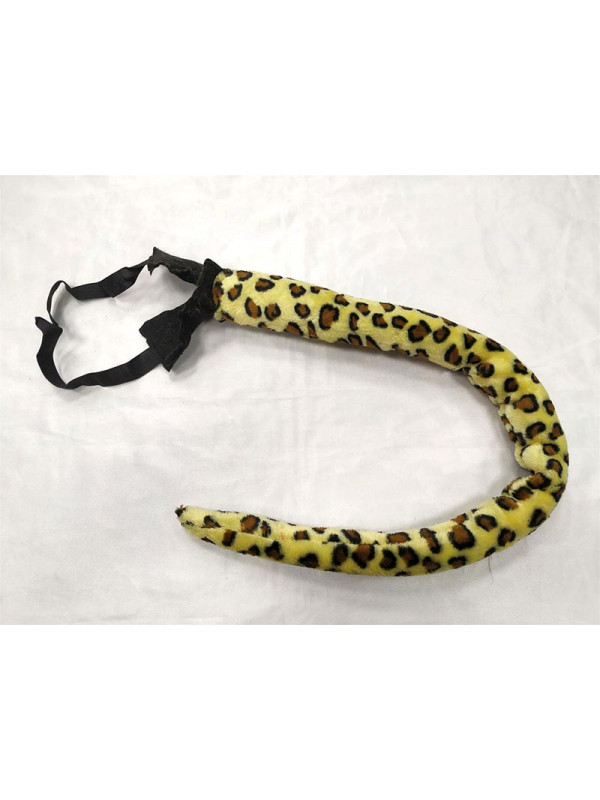 Cola de animal leopardo