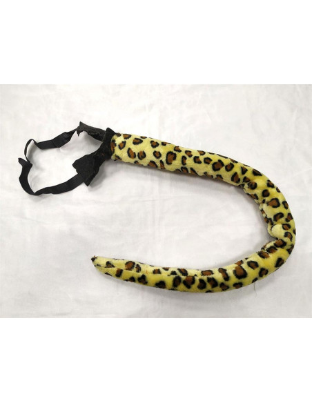Cola de animal leopardo