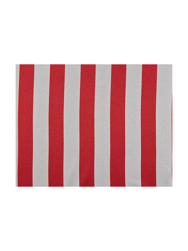 Tela de Raso Rayas blanco y rojo