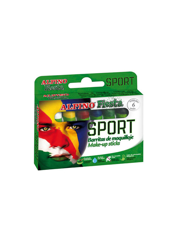 Set de 6 barras de maquillaje cera