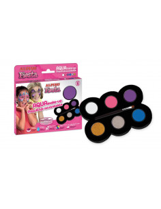 Paleta maquillaje crema 6 colores