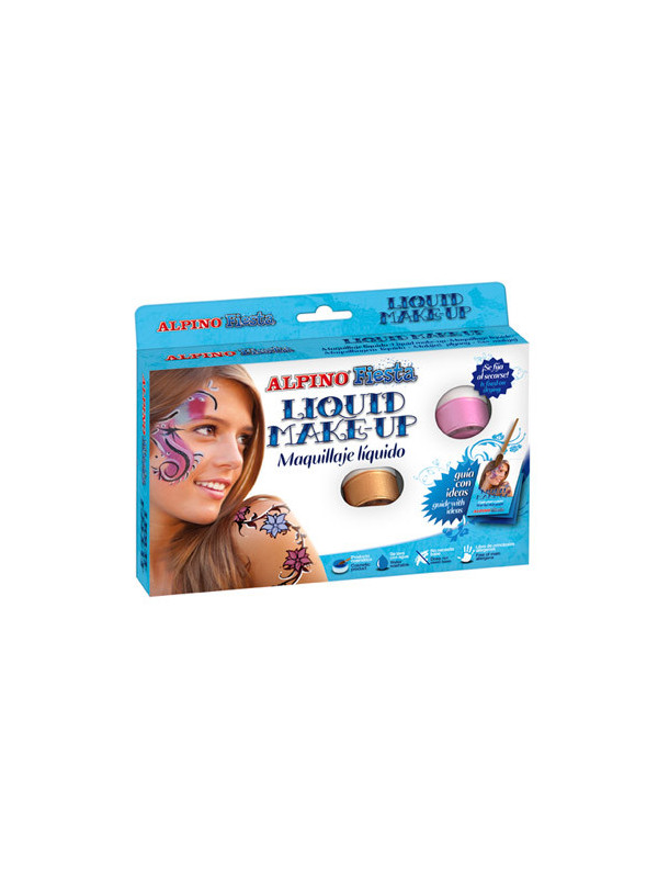 Conjunto maquillaje líquido 8 colores