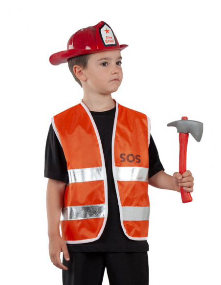 Chaleco bombero infantil